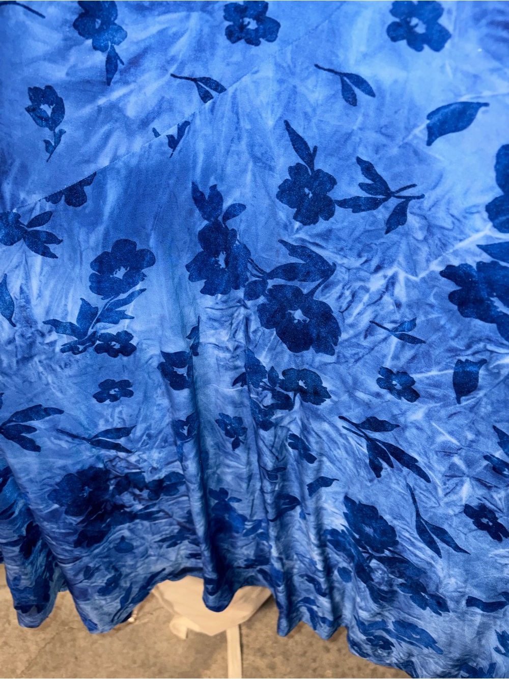 SOLD Hello Molly Blue Floral Maxi Dress - Picture 7 of 10
